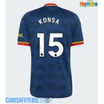 Camisa de time de futebol Arsenal Ezri Konsa #15 Replicas 2º Equipamento 2026-27 Manga Curta